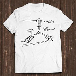 Back to The Future 80s Flux Capacitor Meme Gift Shirt Funny Tee